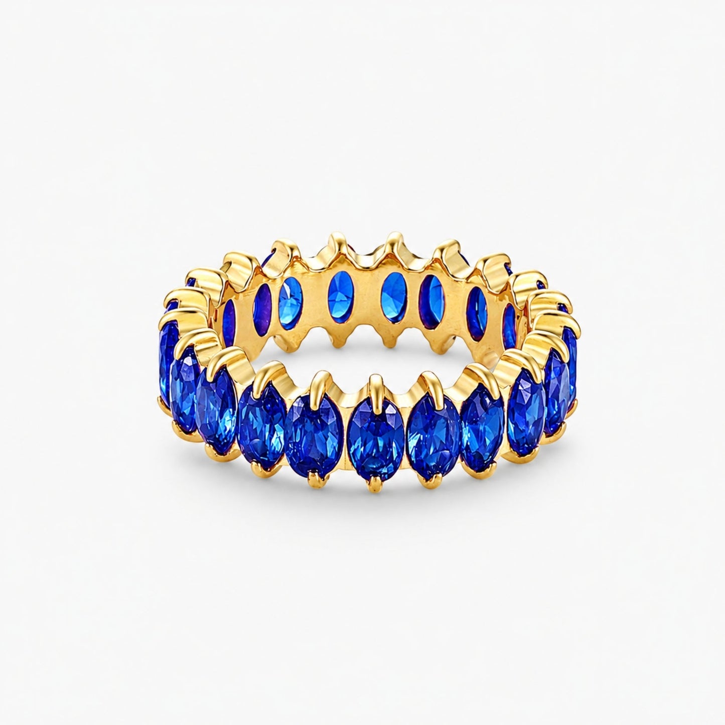 Birthstone Eternity Ring - September Sapphire
