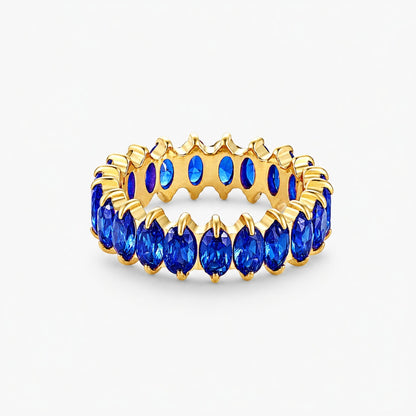 Birthstone Eternity Ring - September Sapphire