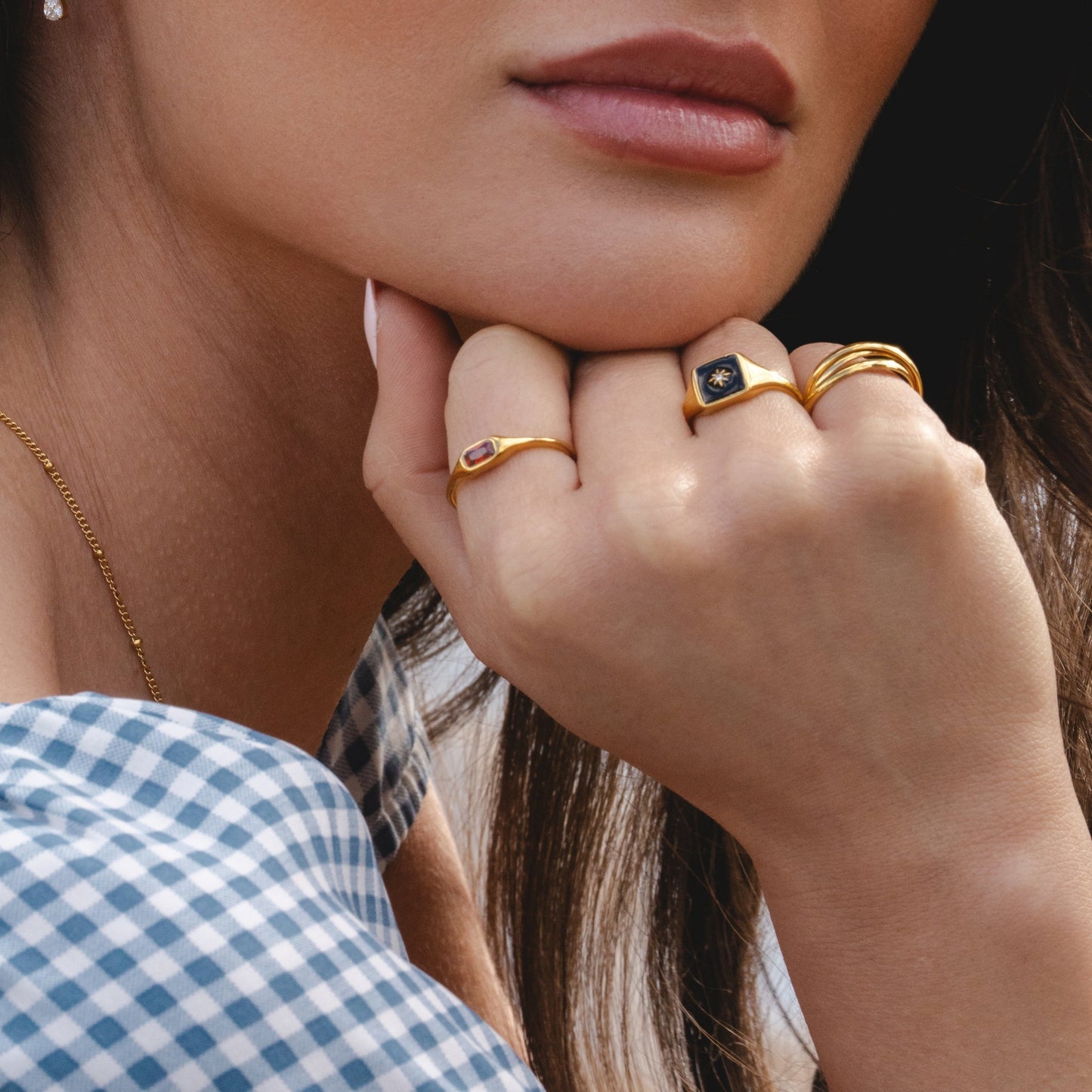 Eclipse Ring - black-painted-ring