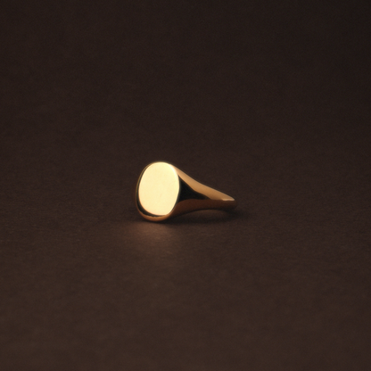 Oval Signet Ring - chunky-oval-ring