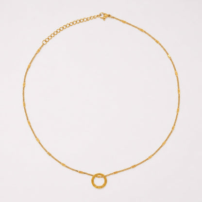 Engravable Ring Necklace - custom-engraved-ring-necklace