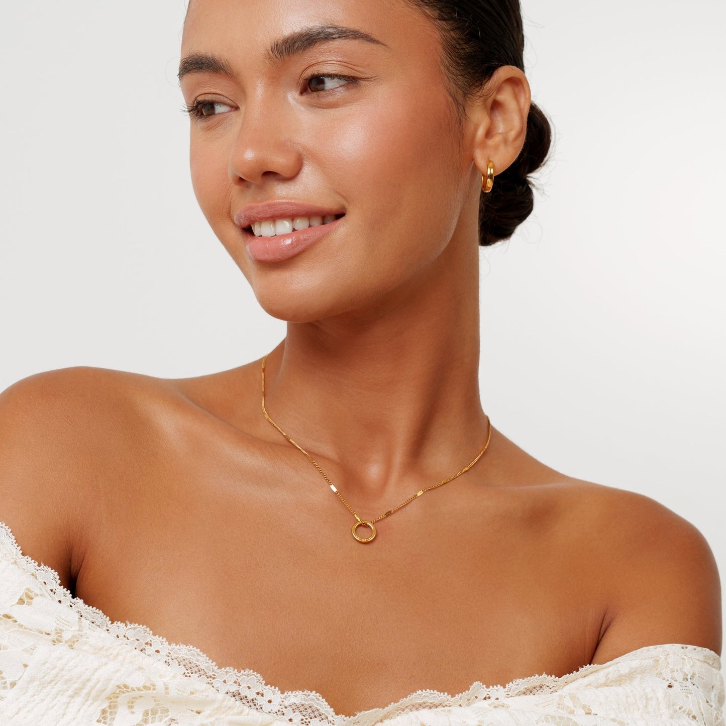 Engravable Ring Necklace - custom-ring-necklace
