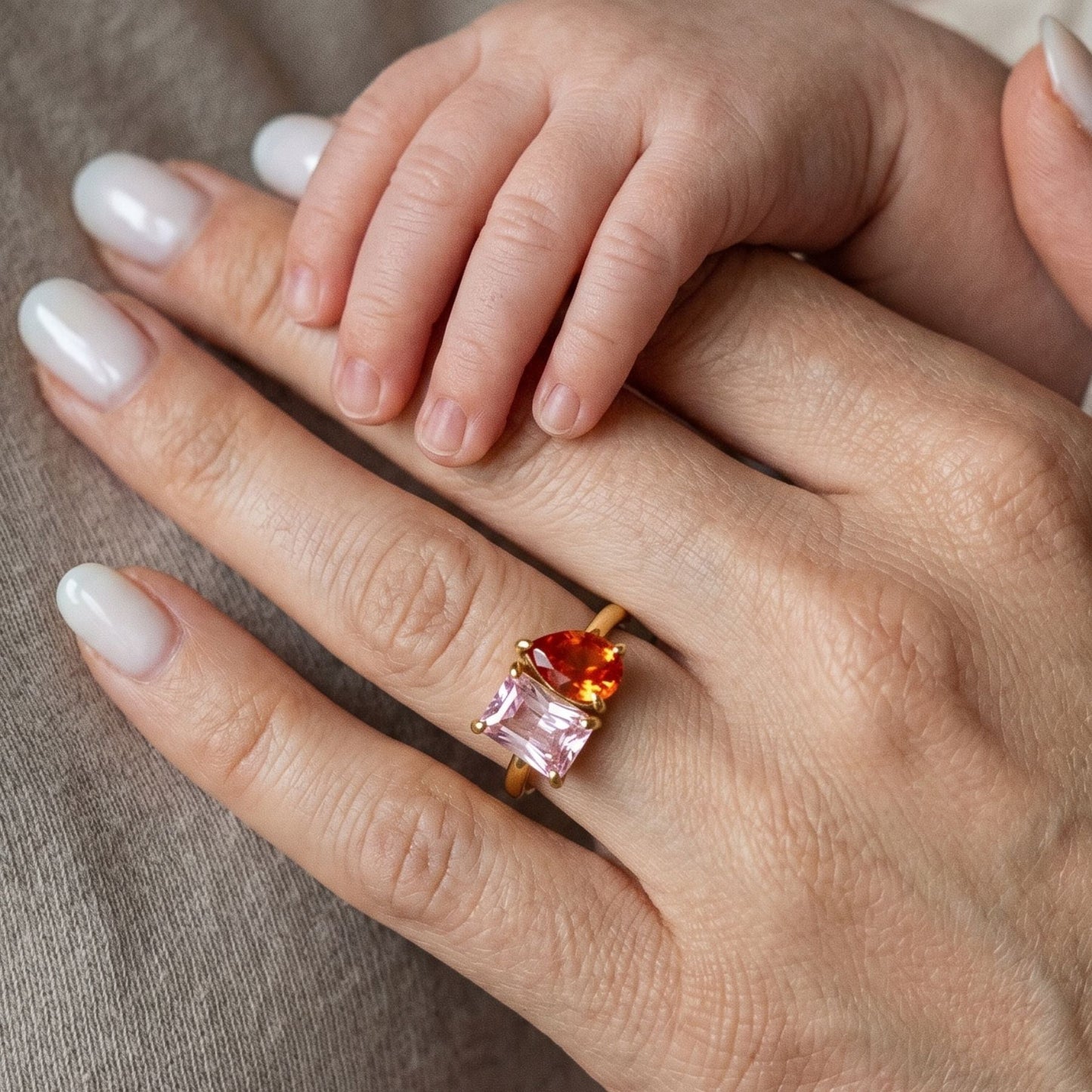 Toi et Moi Birthstone Ring - custom_birthstone_ring