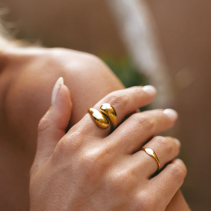 Double Twist Ring - detail