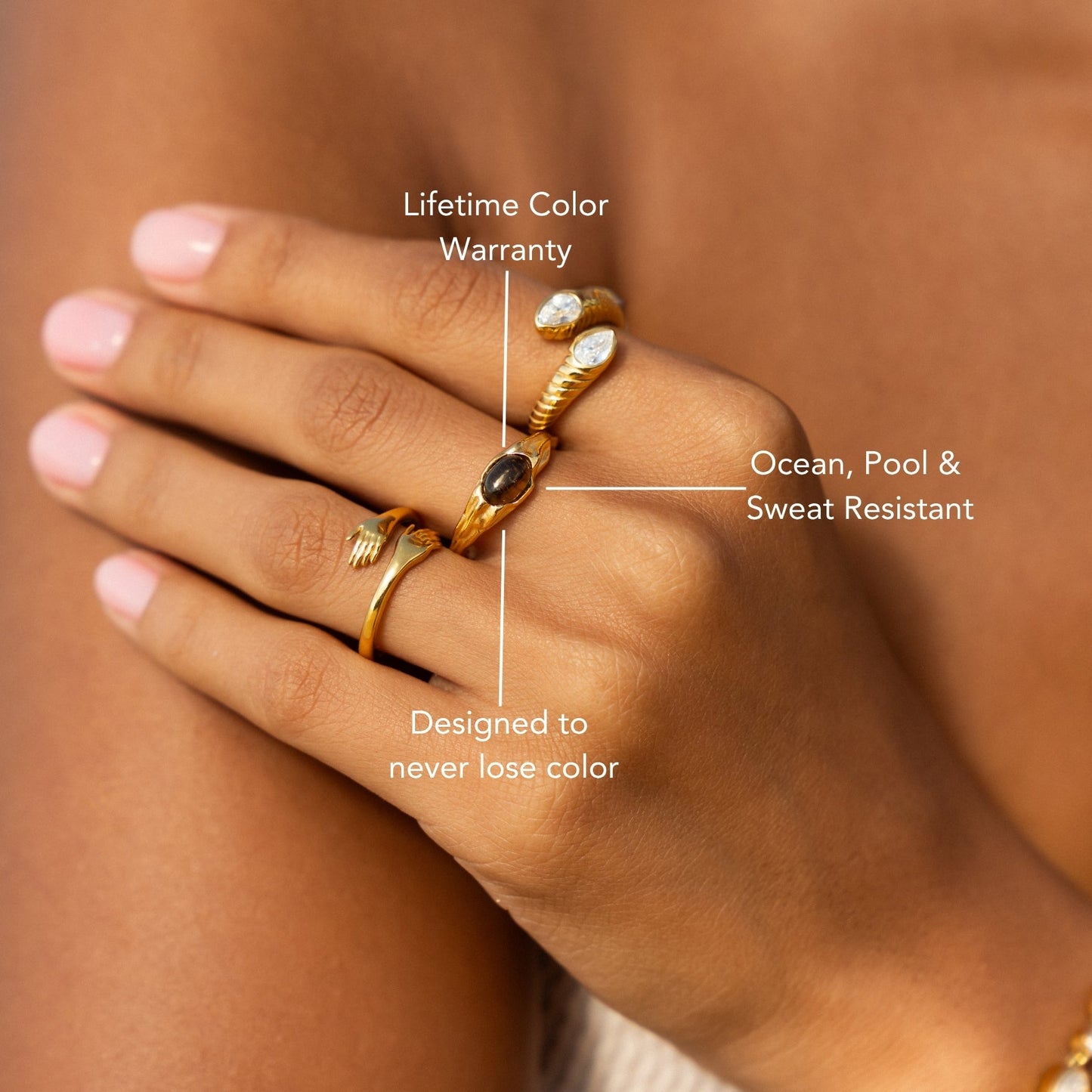 Tiger Eye Ring - earth-tone-gold-ring