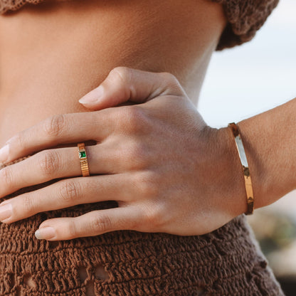 Chunky Emerald Ring - emerald-chunky-ring