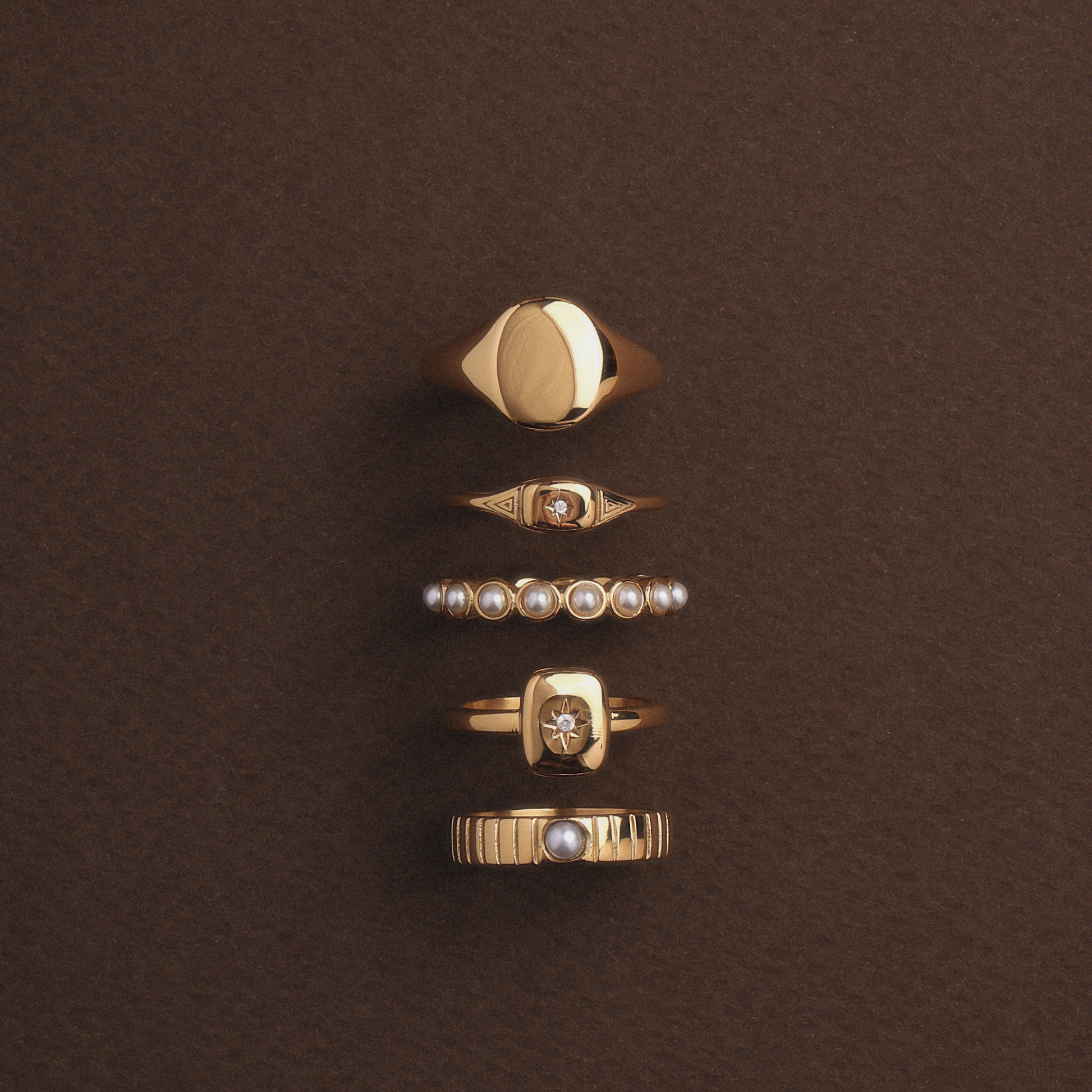 Oval Signet Ring - everyday-signet-gold