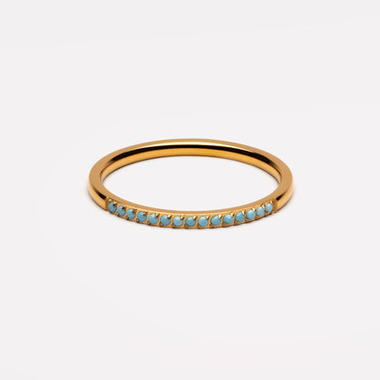 Turquoise Fine Ring - band