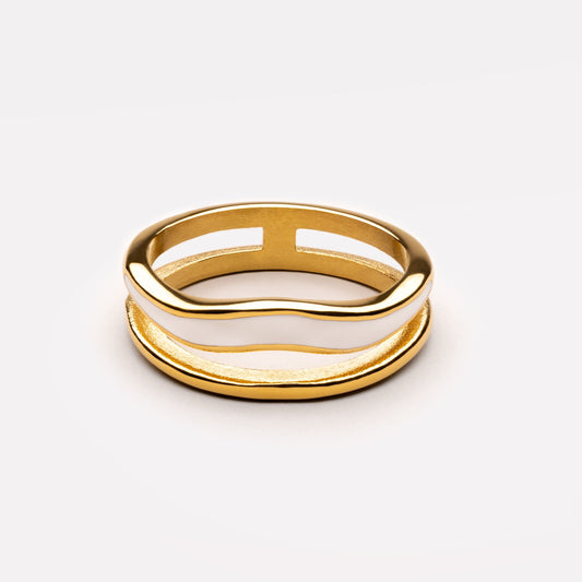 Sirocco Ring - gold-beach-ring