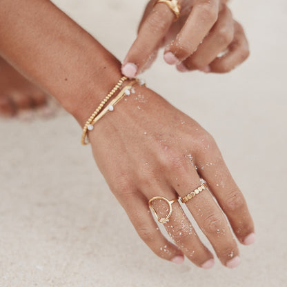 Beaded Ring - stacked