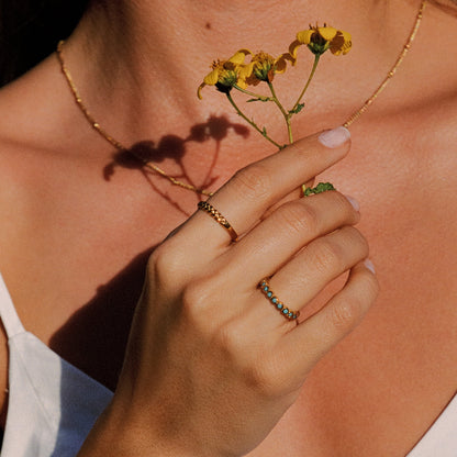 Laurel Crown Ring - gold-laurel-ring