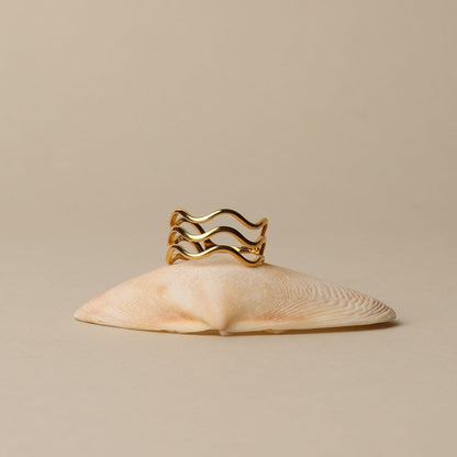 Ocean Ring - gold-ocean-ring