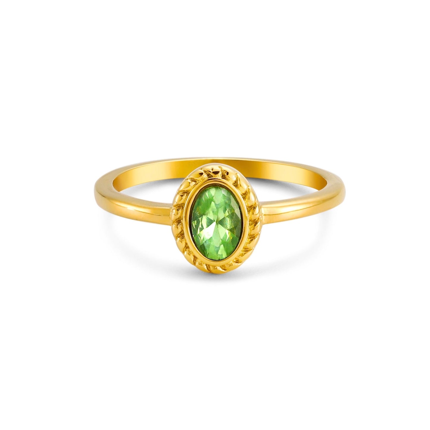 Olivia Ring - gold detail