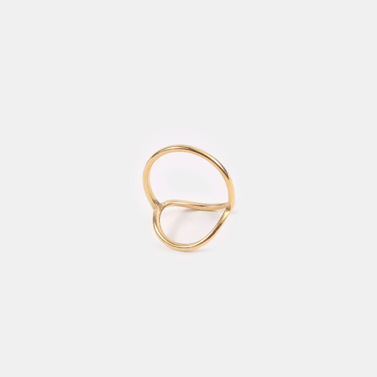"Bahïa" Oval Ring - gold-oval-ringcopie