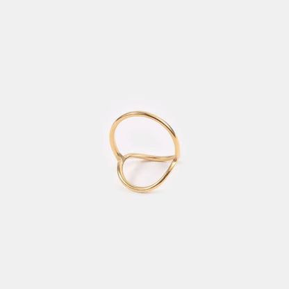 "Bahïa" Oval Ring - gold-oval-ringcopie