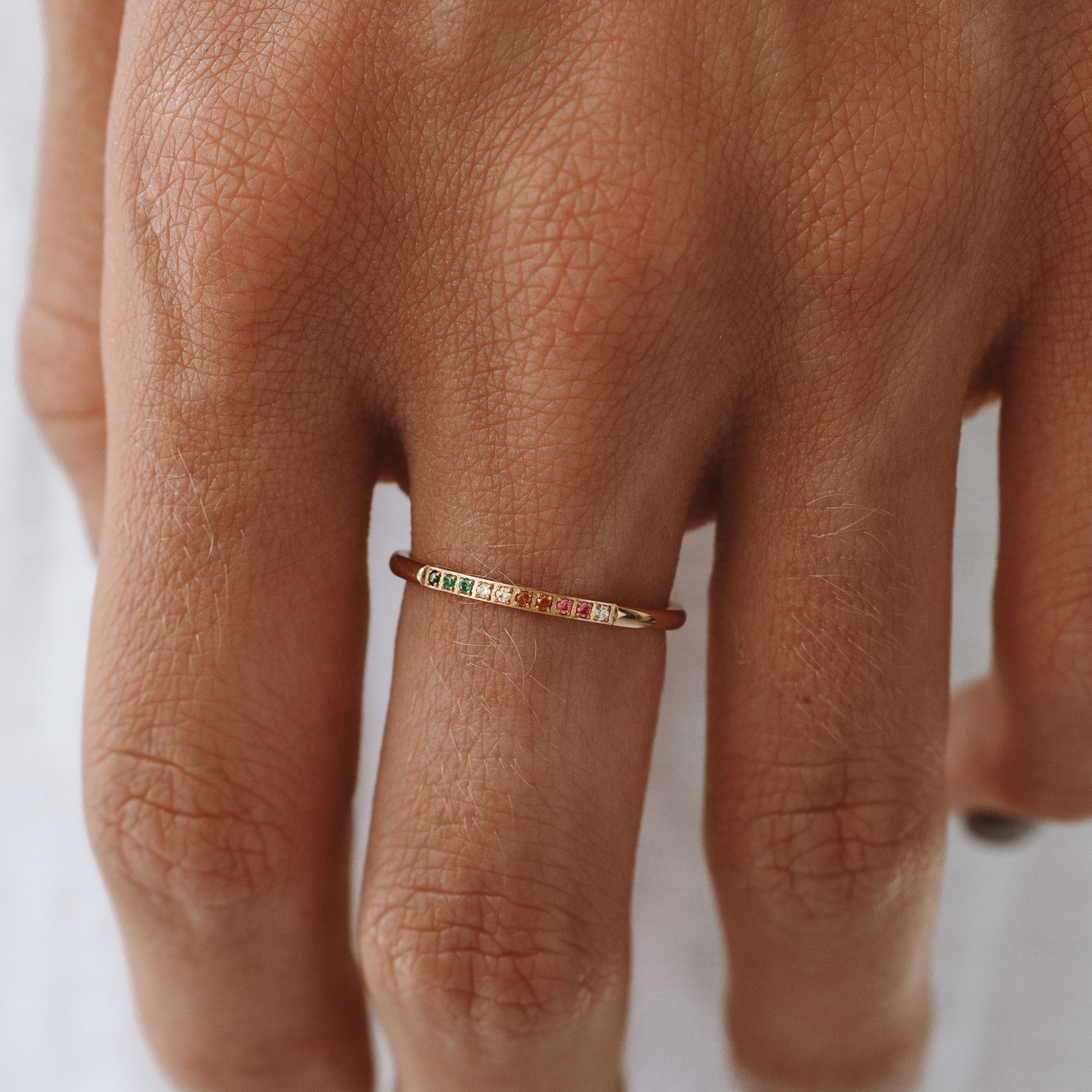 Golden Hour Ring - gold-rainbow-ring