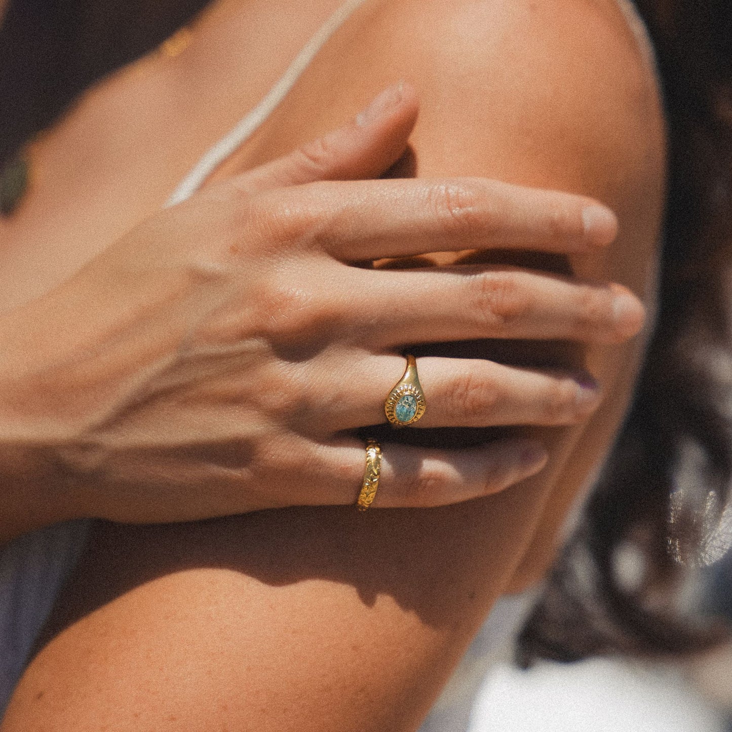 Aegean Ring - gold_aquamarine_ring