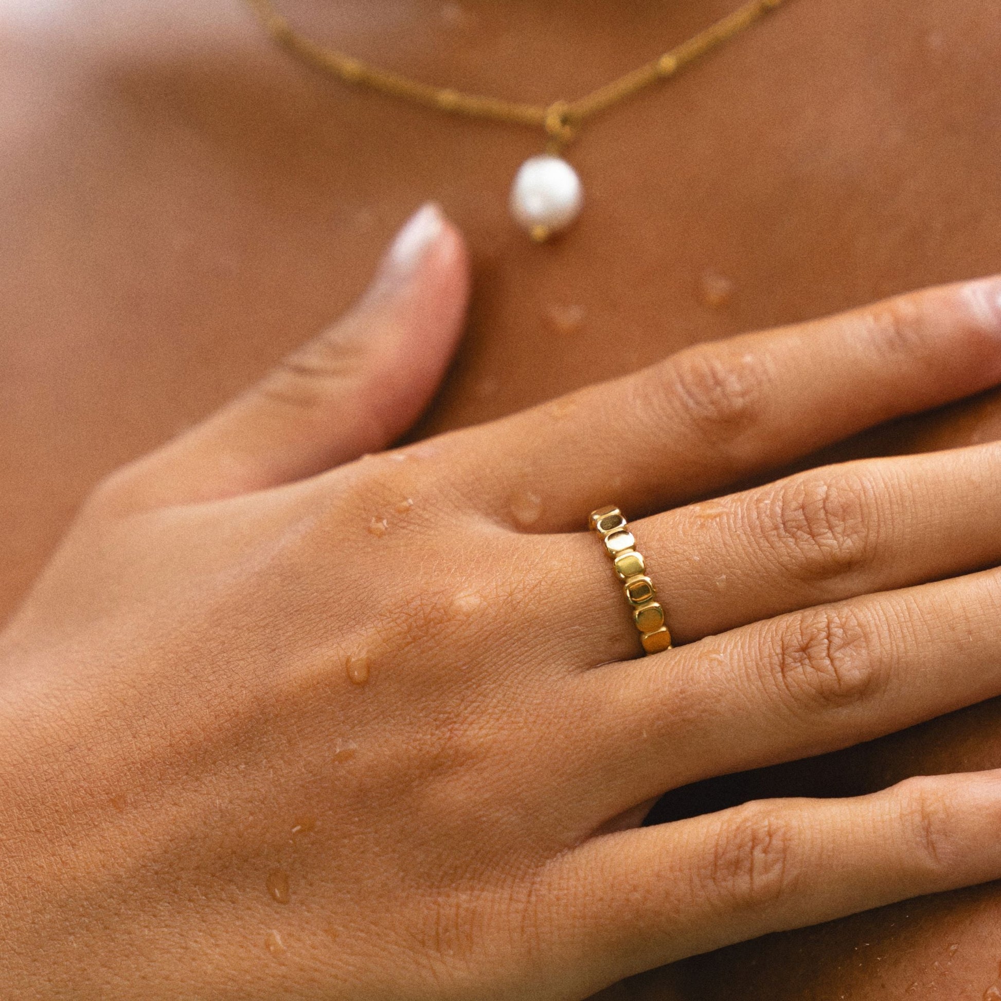Beaded Ring - on hand