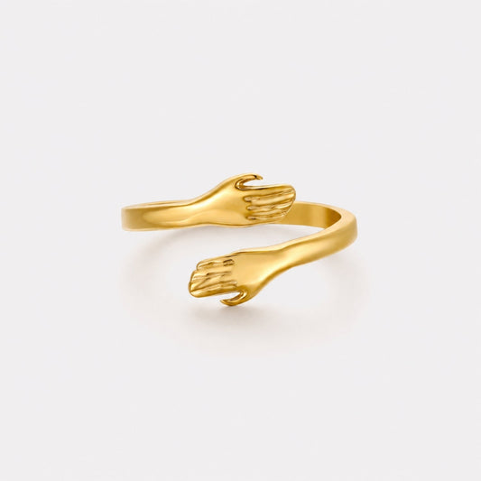 Embrace Ring - golden-embrace-ring