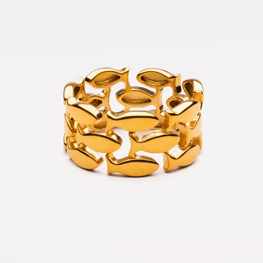 Fish Ring - golden-fish-ring