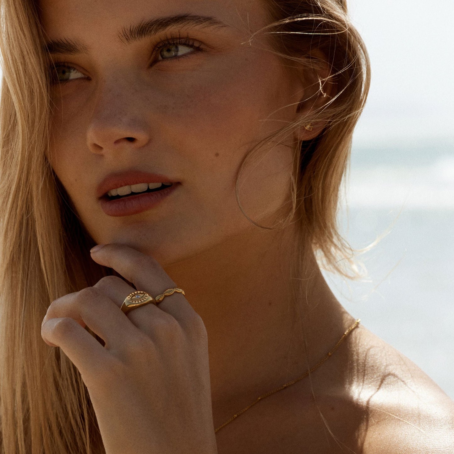 Aphrodite Ring styled model