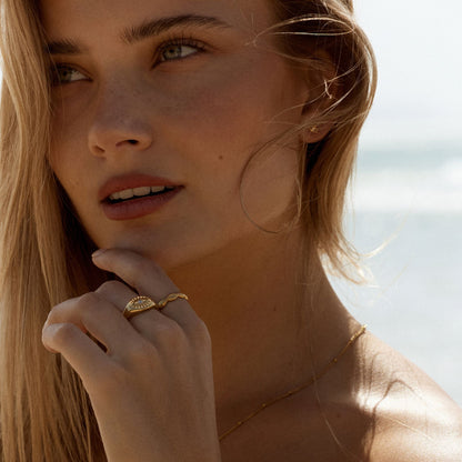 Aphrodite Ring styled model