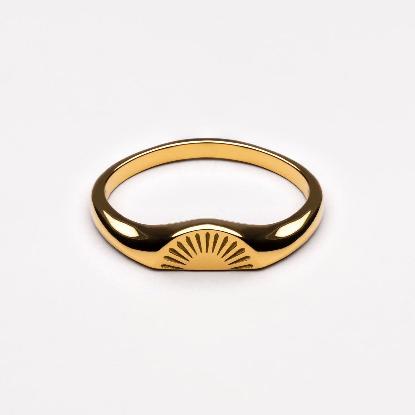 Sunrise Ring - gold front