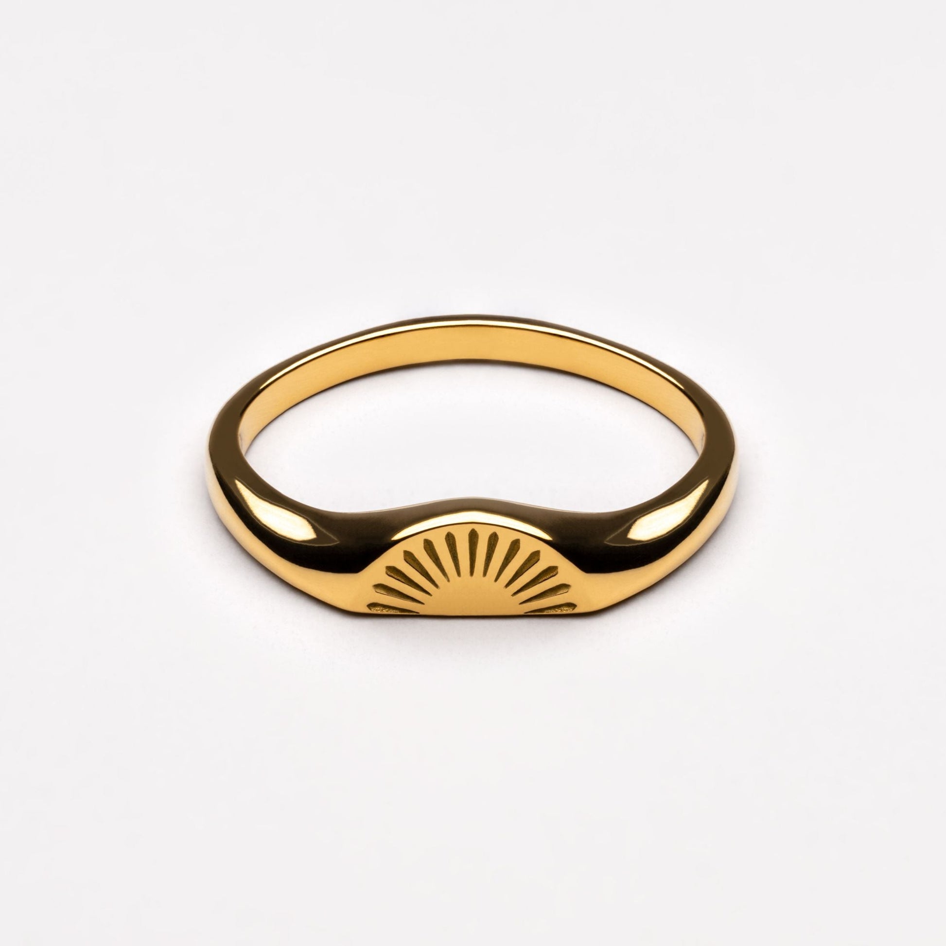 Sunrise Ring - gold front