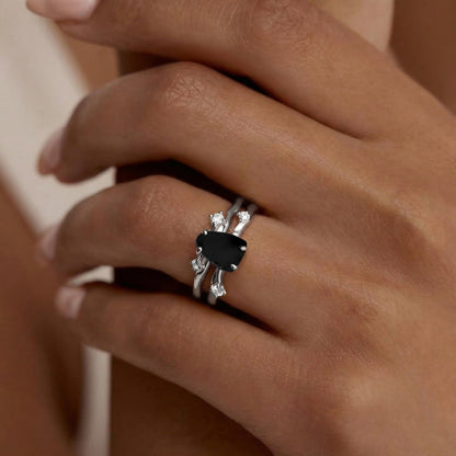 Flow Ring - worn silver