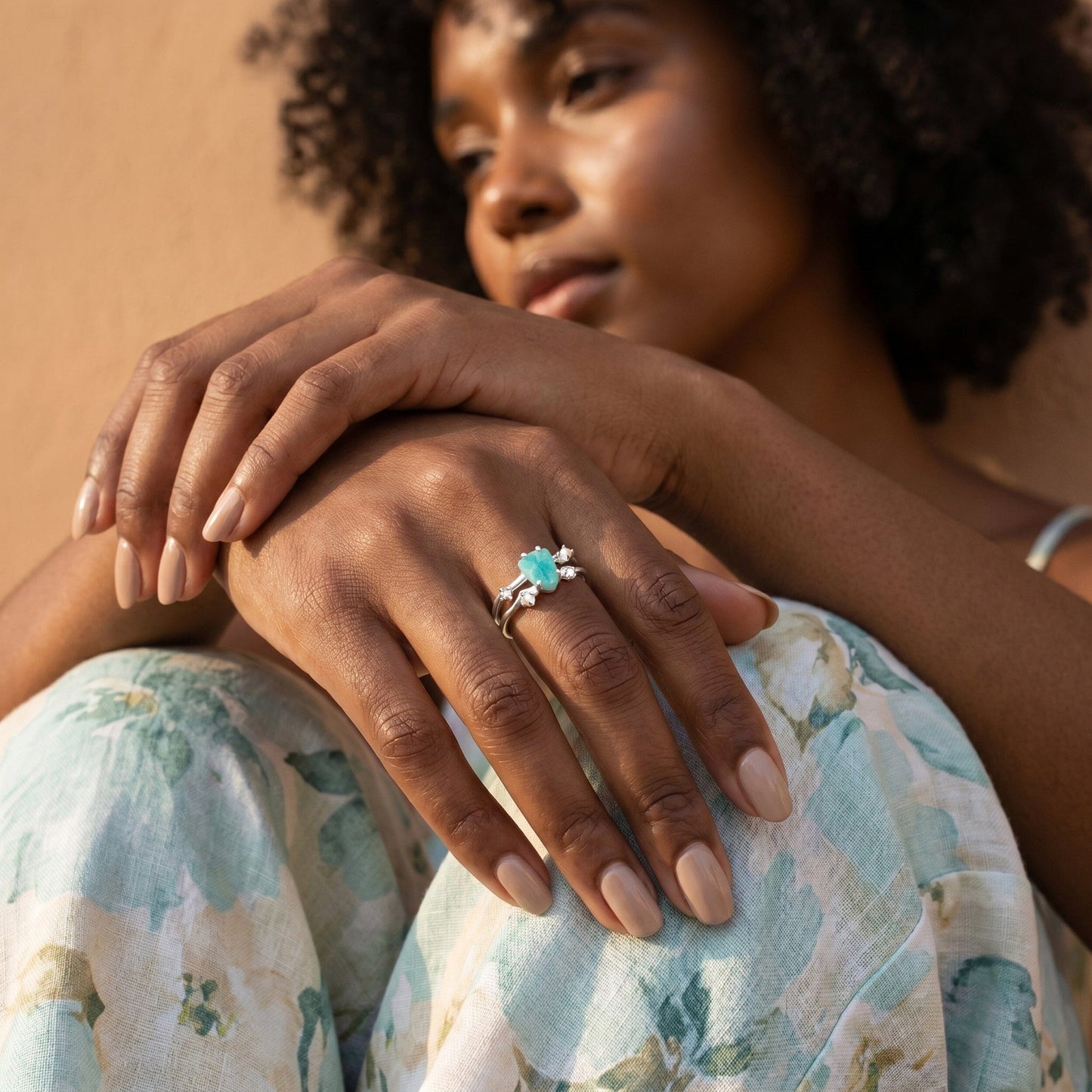 Amazonite Ring Flow - model detail