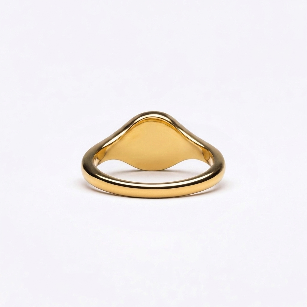 Sun Signet Ring - back detail