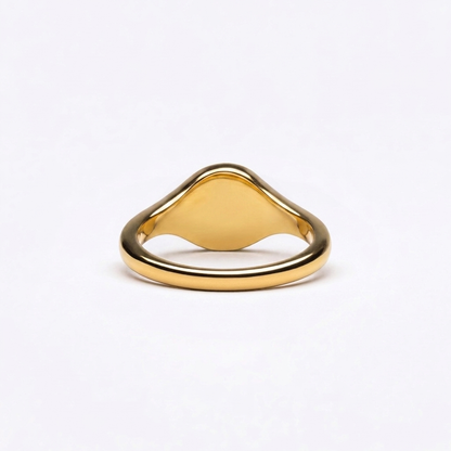 Sun Signet Ring - back detail