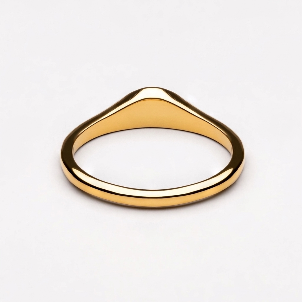 Sunrise Ring - gold back view