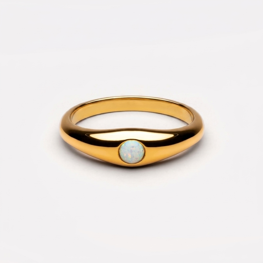 Opal Ring - gold-opal-ring