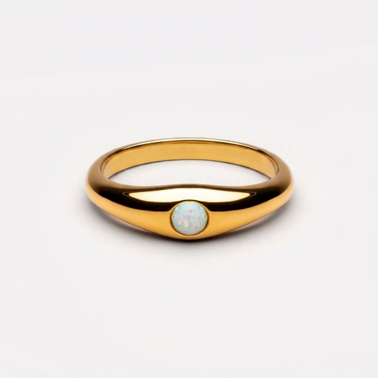 Opal Ring - gold-opal-ring