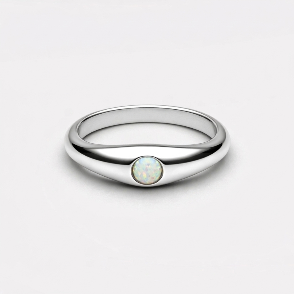 Opal Ring - opal-silver-ring