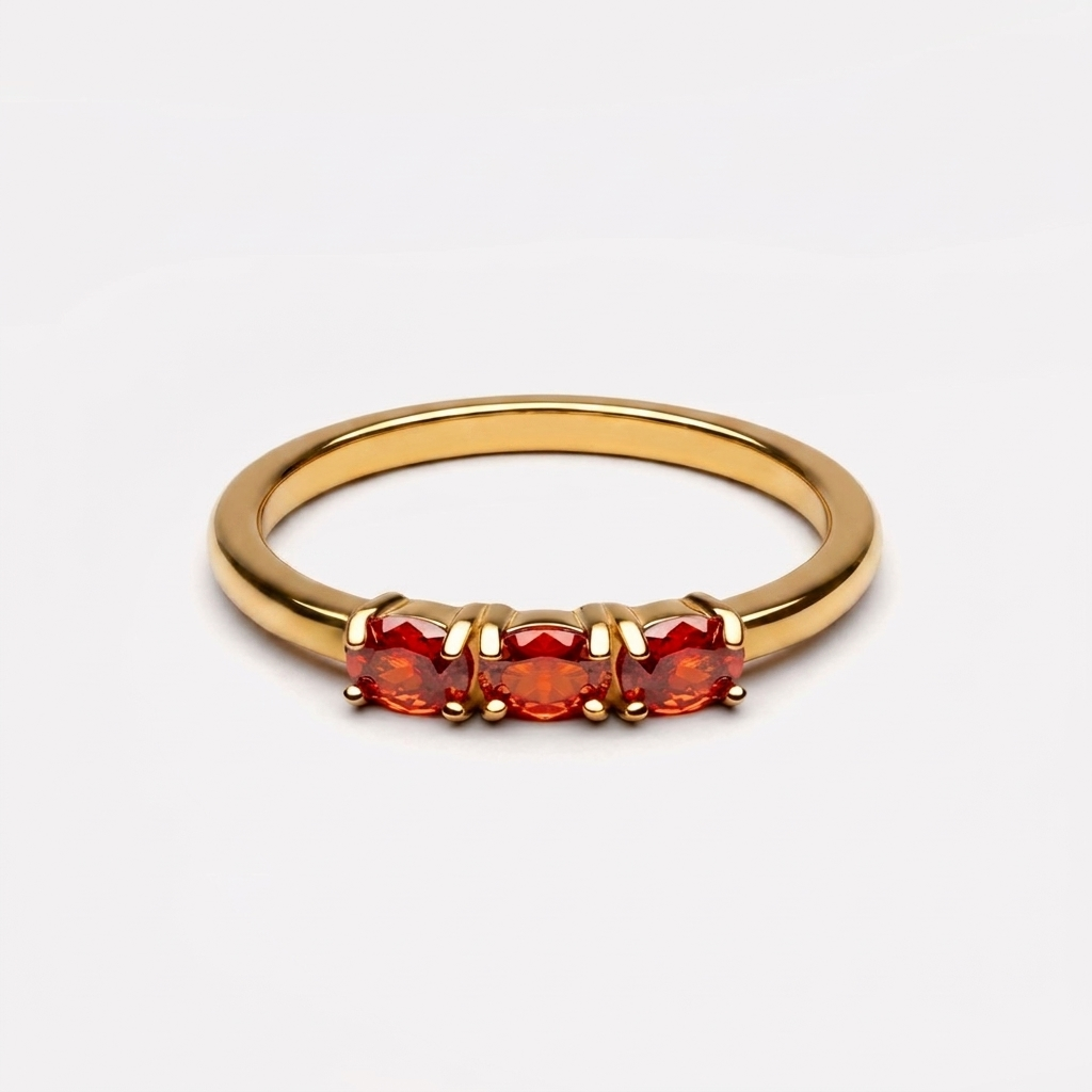 Raspberry Ring - gold-ruby-ring