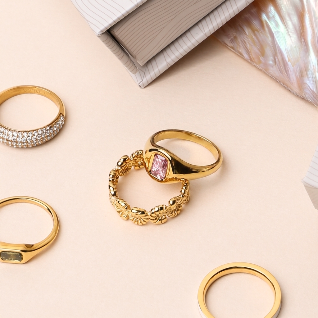 Rosé Ring - with ring stack