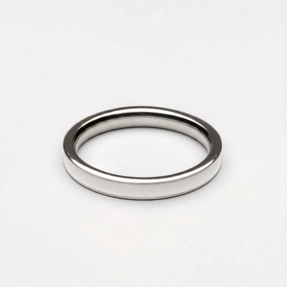 Halo Ring silver and white