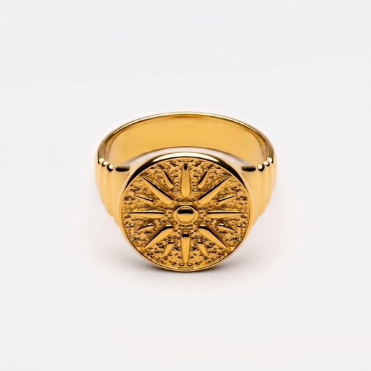 Golden Sun Ring - coin_ring