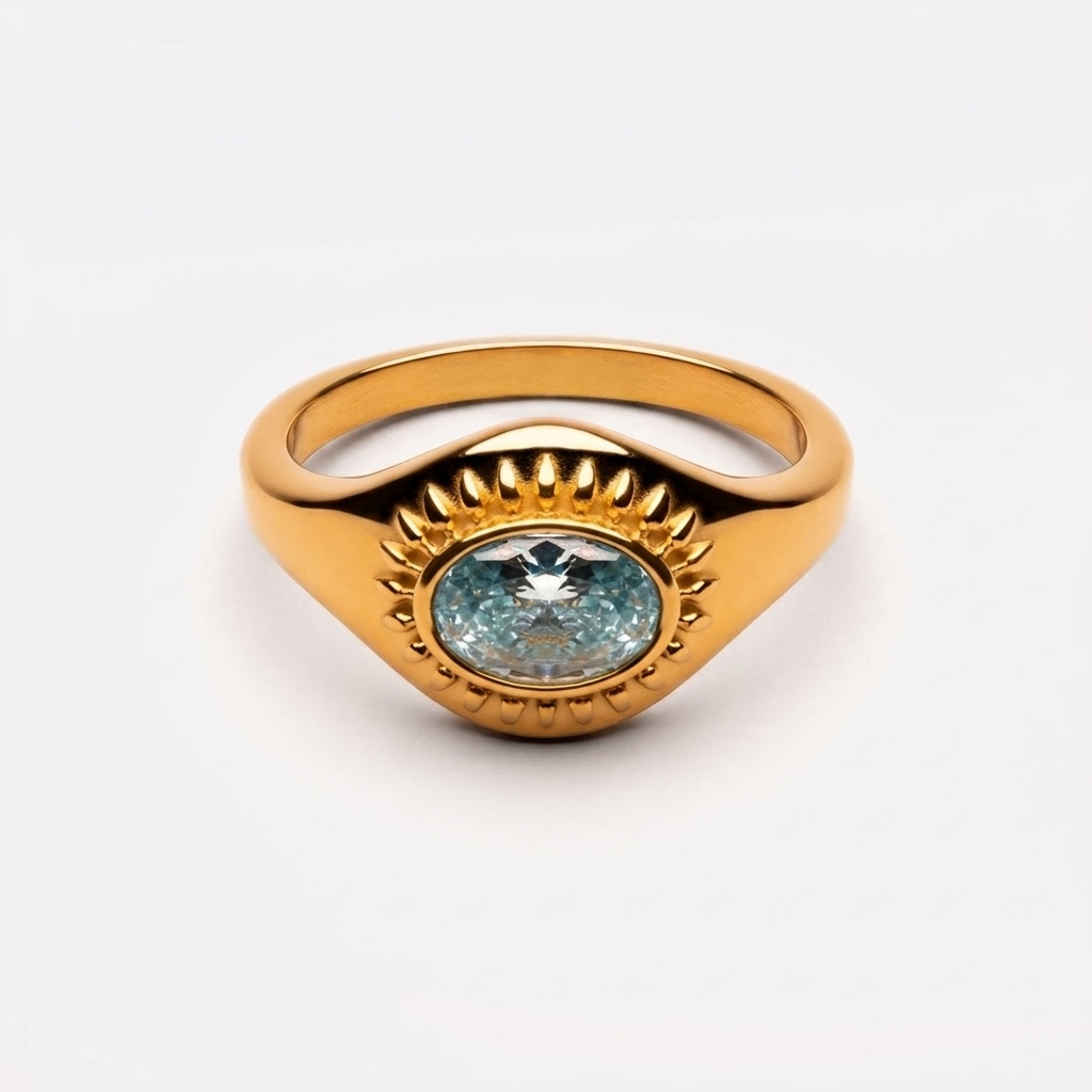 Aegean Ring - gold-elegant-ring