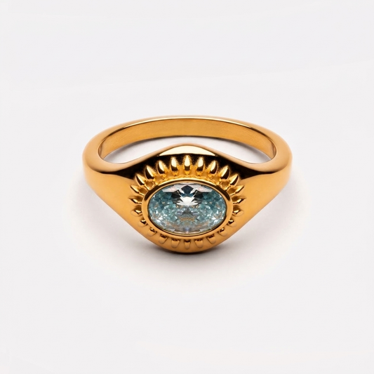 Aegean Ring - gold-elegant-ring