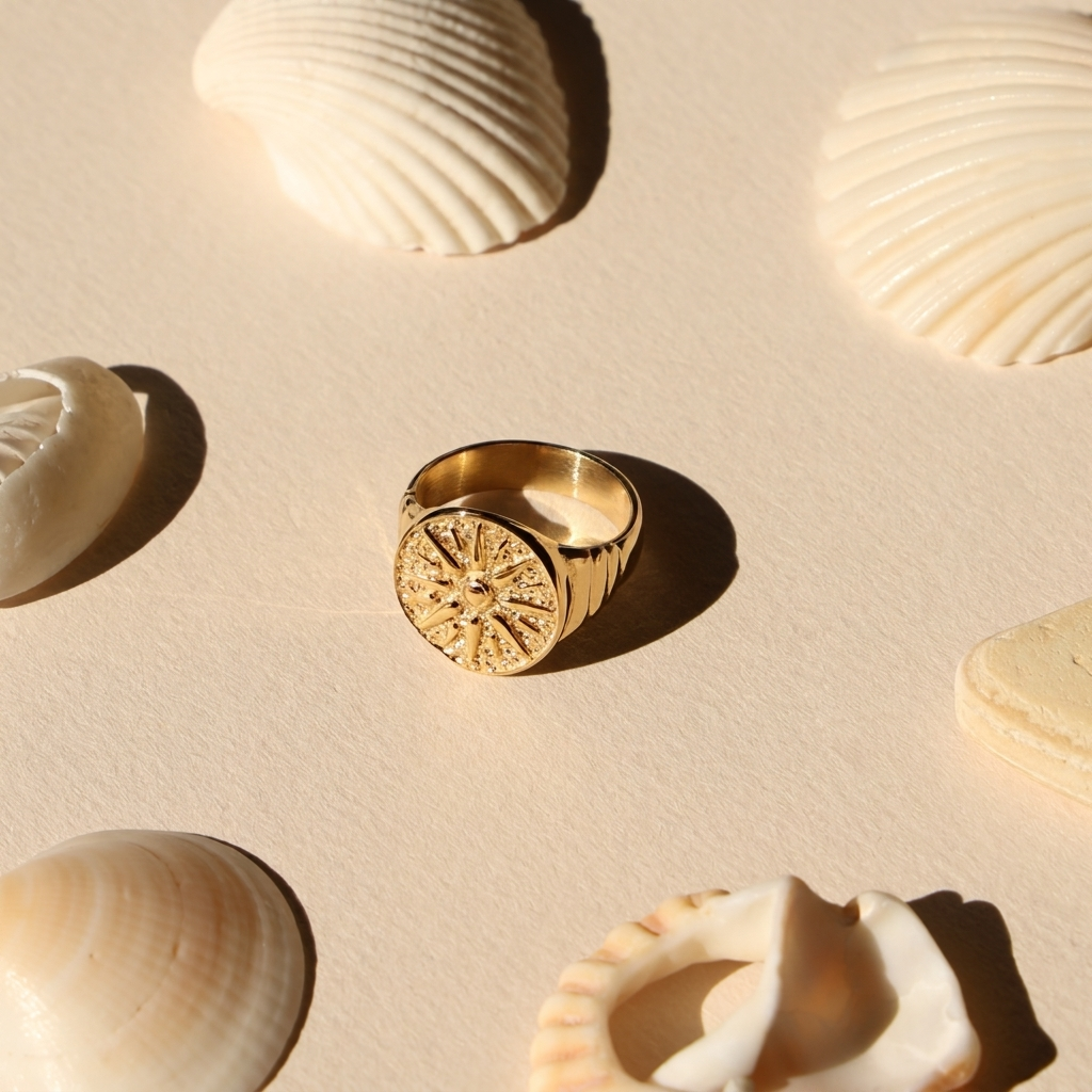Golden Sun Ring - Gold-Sun-Ring