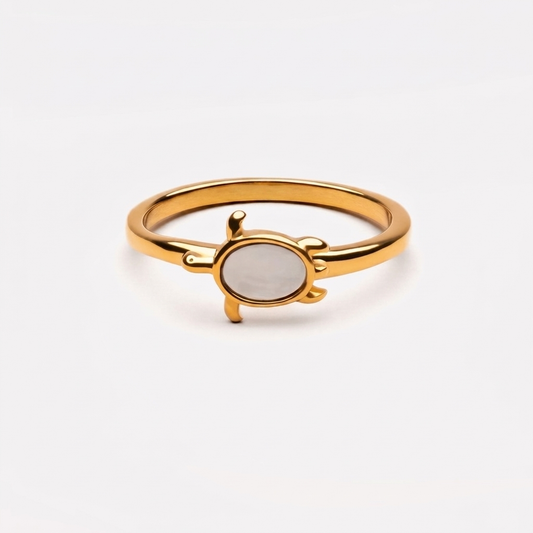 Sea Turtle Ring - gold-turtle-ring