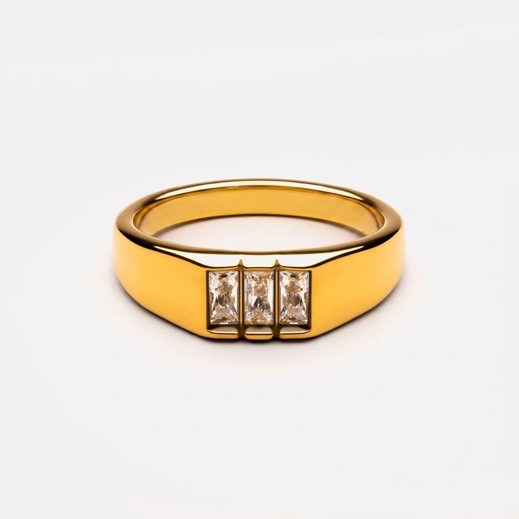 Baguette Signet Ring - signet-baguette-ring