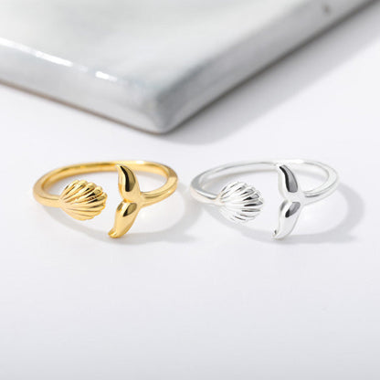 Island Ring gold and silver