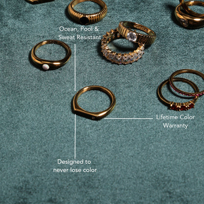 Lumi Ring water and sweat resistant