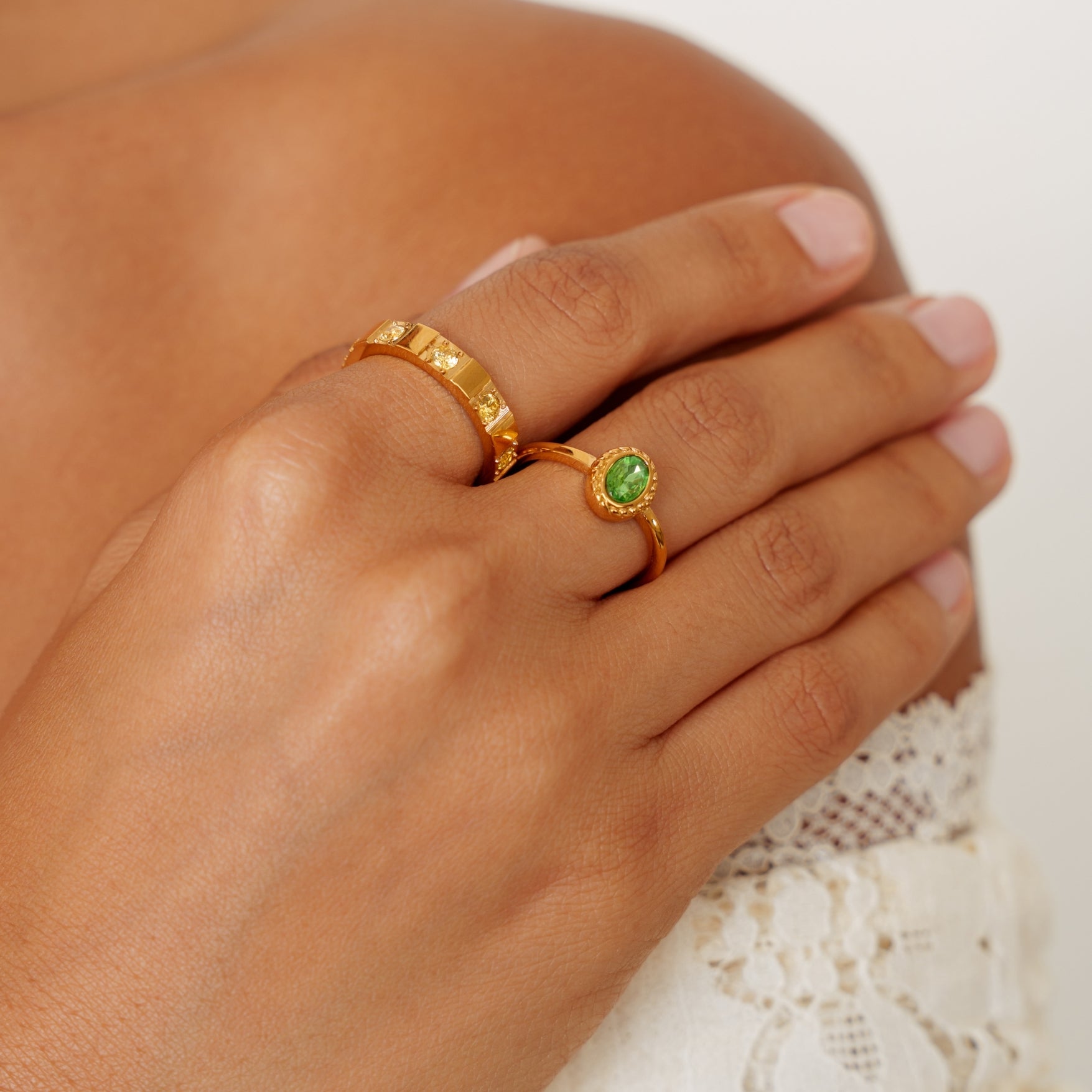Olivia Ring on finger