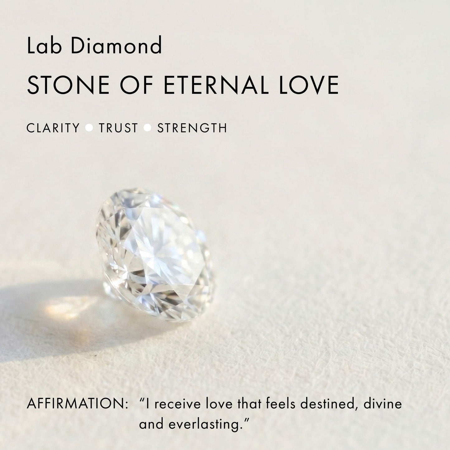 Lab Diamond - Stone of Eternal Love