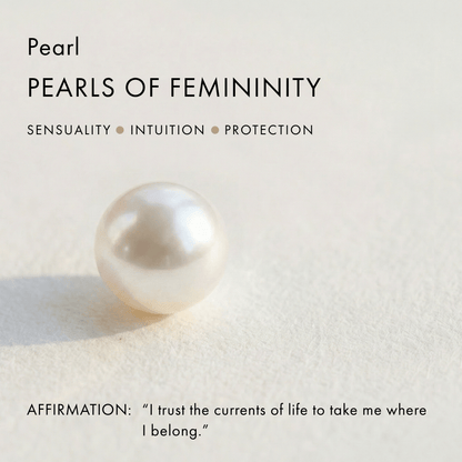 Pearl Anklet Flowing - pearl meaning tile
